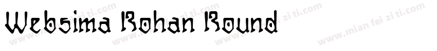 Websima Rohan Round字体转换 Websima Rohan Round字体转换